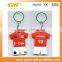 Custom eco-friendly promotional injection rubber keychain