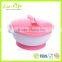 Safe Baby Feeding Bowl Set With Temperature Sensing Silicone Spoon