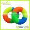 4 colors mixed 7.8cm Silicone massage point massage hand grip ring