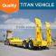 TITAN cheap 80 tons tri-axle low loader semi trailer for sale