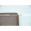Custom A4 size leather book cover with zipper closure