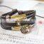 wholesale lovely leather bracelet fashion leather charm bracelet
