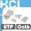 Taiwan Manufacturer Multi-Piece Type RJ45 8P8C Cat6 Unshielded UTP Modular Plug