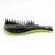 Professional Green Hair Extension Tool Detangling Comb Hair Brush