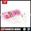 7pcs Economic travel size cosmetic brush set