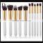 Private Label Makeup Brushes Set 10Pieces Foundation Concealer Eyeshadow Eyelash Brushes