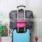  China supplier high quality nylon cartoon printing blue sky travel luggage bag