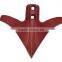 Factory direct 65Mn material Culitivator machine point shovel