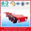 Factory Price 3 Axles 40ft Skeleton Container Trailer , 20ft Skeleton Semi Trailer Container Chassis
