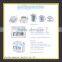 Promotional plastic bathroom ware set 5 pcs