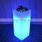 Waterproof Rechargeable RGBW Multi Color LED Light up Flower Pot Planters with Remote LTT-SF15
