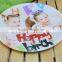 2016 New Christmas Gift 10 inch White blank sublimation Glass Plate