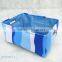 fashion cloth storage basket with colorful pattern and handle