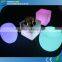 Color changing led rechargeable color cube seat furniture GKC-040RT