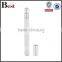 best selling cosmetic packaging 15ml yiwu clear perfume bottle thin and long golden silver aluminum spray glass bottle perfume