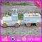2016 new products wooden train push and pull toys for toddlers W05C075
