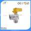 Two-way combined angle valve with plastic knob