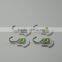 4pcs Durable Mini Adhesive Plastic/Metal Wall Hook with Sticker