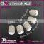 New air French Natural Color Artificial Nail Tips Full Cover Tip