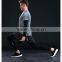 Custom spandex plain men dry gym sets compression shirt fitness tights sportswear for men