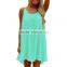 Ecoach 2017 wholesale Womens one piece Summer Sexy Vibrant Color Chiffon Bathing Suit beach dress Cover Up
