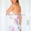woman printing romper and playsuit new in style summer beach sexy playsuit