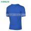 Custom design drifit short sleeve gym running cloth mens dry fit sport shirt