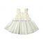 2017 Wholesale 100%cotton lace dress for baby girls