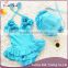 Lovely design one piece nylon baby girl swimsuit Korea style children's swimwear
