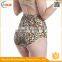 HSZ-3338 High Waist Push Up Lady underwear Leopard Design Hot Sale Women Padded Panty