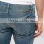 super skinny denim jeans distressed denim pants with knee rips