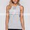Hot Sale Fitted Long Tank Gym Singlets Body Building Wear Womens Yoga Tank