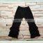 Triple Ruffle Pants Girls High Quality Pants Girl 100% Cotton Plain Color Ruffle Pant