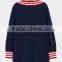 2017 wholesael latest design custom logo long school cardigan with lowest price