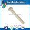 Made in Taiwan High Quality White Color Plastic Nylon Screw Furniture Screw