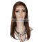 Color 4# Straight Wave 100% Percent Brazilian Human Hair Wigs