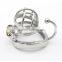 Male Chastity Device CB6000 Stainless Steel Sex Toys For Men Cock Cage With Testicular Separated Hook Peins Ring