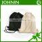 Cost Effective Brushed Fabric Plain Drawstring Cotton Bag