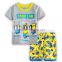 Kids cute tortoise pattern stretch cotton t shirt with white color