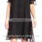 Top quality fashionable beaded cold shoulder dress for bridesmaid dress