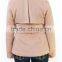 Fashionable Belted Womens Winter Coat Camel Coat Women