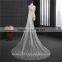 2017 Fashionable long Tulle Wedding Bridal Veils & TwoTiers Tulle Cathedral Bridal Veil HL16