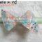 Fashion france hair accessories acetate rhinestone bow hair clips