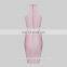 Irisfox L955 sexy lastest new model fashion wholesale pink two piece bandage dress for party