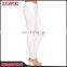 Latest Design White Broken Hollow Woman Pencil Trousers Custom Made Winter Bodycon Lady Pants