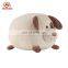 Custom cute fat plush dog stuffed soft toy