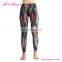 Summer Women Tight Yoga Sport Printed Long Slimming Custom Pants