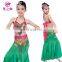 ET-121 American Latest design High-class beaded tassel 2pcs/3pcs children belly dance costume with size S M L for sale