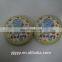 Promotional round safety button badge with plastic clips