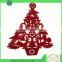 Custom felt Various shapes lowes outdoor hanging ornament christmas decorations supplies